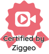 Certified by Ziggeo badge