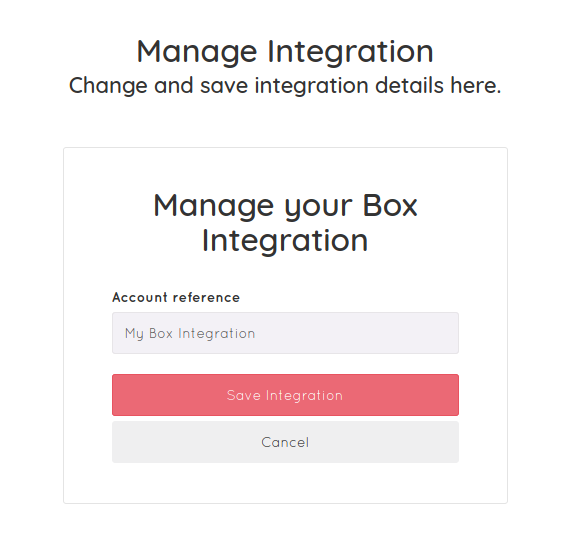 Name your Box integration