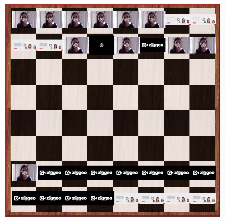 Videowalls for Ziggeo Video - Chessboard Grid