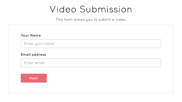 Video Submission