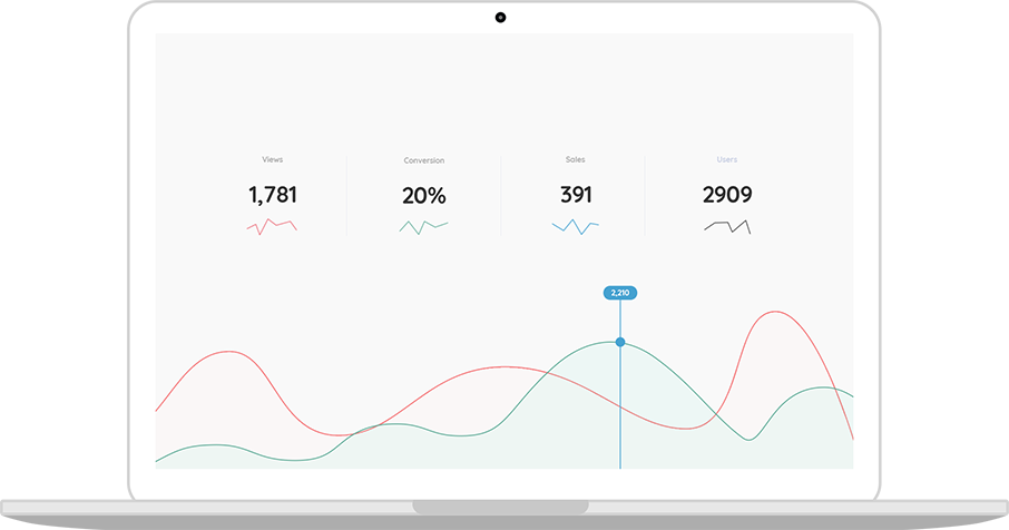 Screenshot of the Ziggeo's analytics dashboard