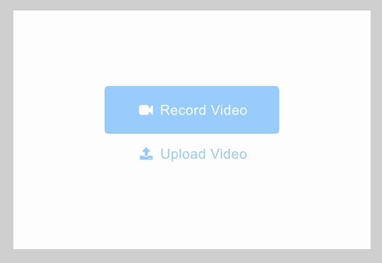 video recorder embedded on a weebly website